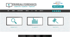 Desktop Screenshot of primeauforensics.com